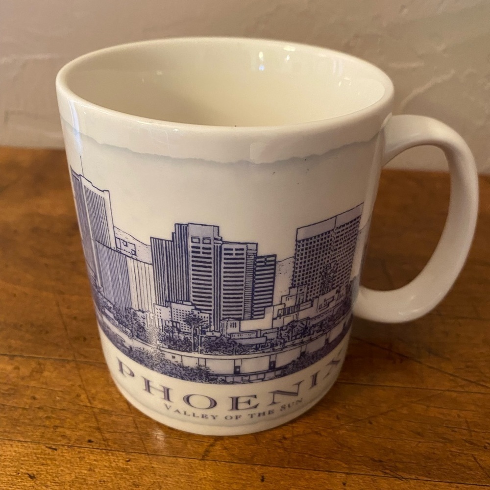 Starbucks Phoenix Valley Of The Sun 18 Oz  Coffee Mug 2006 Architectural…